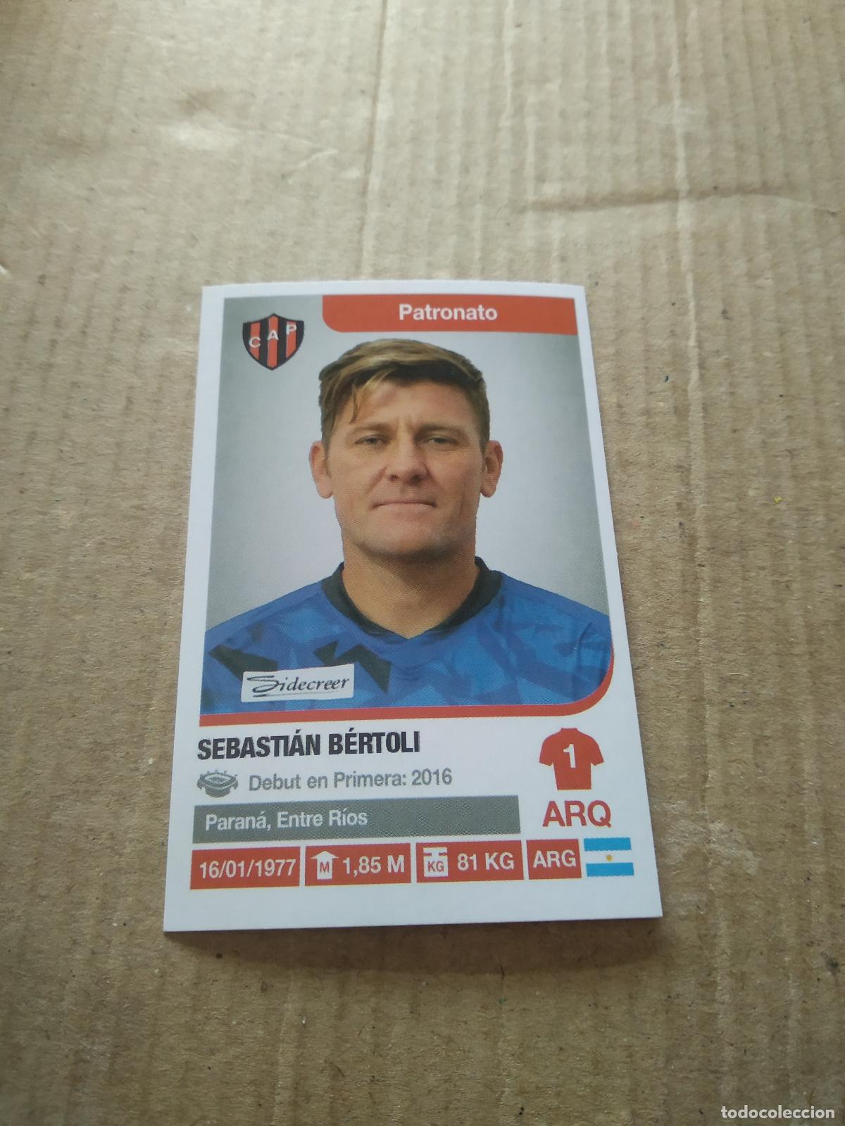 Fu&szlig;ball-Sticker: 230 SEBASTIAN BERTOLI PATRONATO CROMO FUTBOL ARGENTINO 18-19 PANINI LIGA ARGENTINA 2018-2