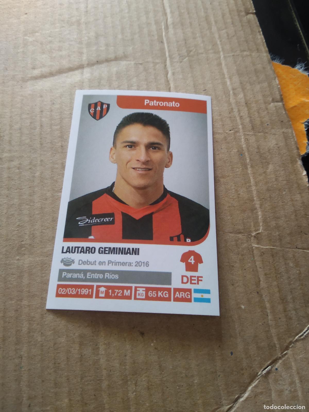 Fu&szlig;ball-Sticker: 231 LAUTARO GEMINIANI PATRONATO CROMO FUTBOL ARGENTINO 18-19 PANINI LIGA ARGENTINA 2018-2