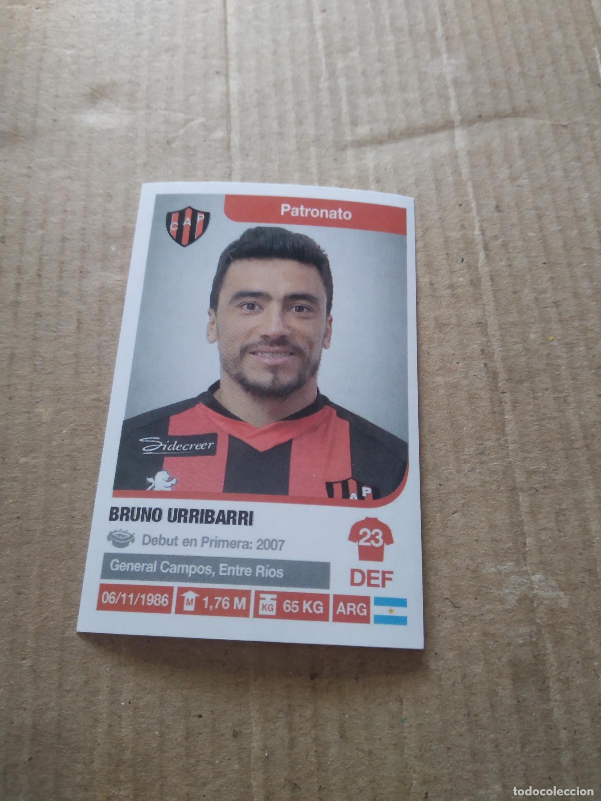 Cromos de F&uacute;tbol: 233 BRUNO URRIBARRI PATRONATO CROMO FUTBOL ARGENTINO 18-19 PANINI LIGA ARGENTINA 2018-2