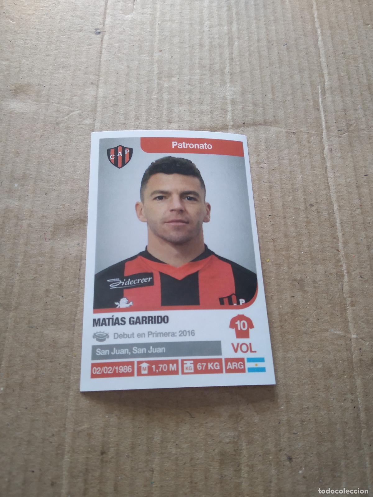 Cartes &agrave; collectionner de Football: 239 MATIAS GARRIDO PATRONATO CROMO FUTBOL ARGENTINO 18-19 PANINI LIGA ARGENTINA 2018-2