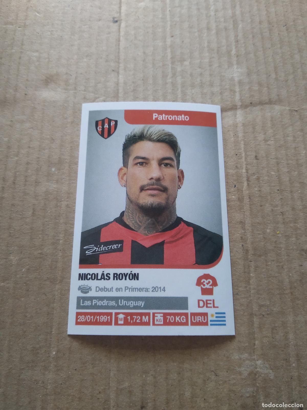 Cromos de F&uacute;tbol: 242 NICOLAS ROYON PATRONATO CROMO FUTBOL ARGENTINO 18-19 PANINI LIGA ARGENTINA 2018-2