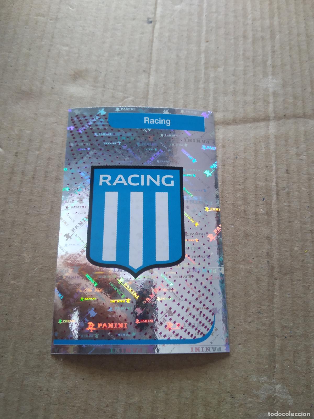 Cromos de F&uacute;tbol: 243 ESCUDO RACING CROMO FUTBOL ARGENTINO 18-19 PANINI LIGA ARGENTINA 2018-2