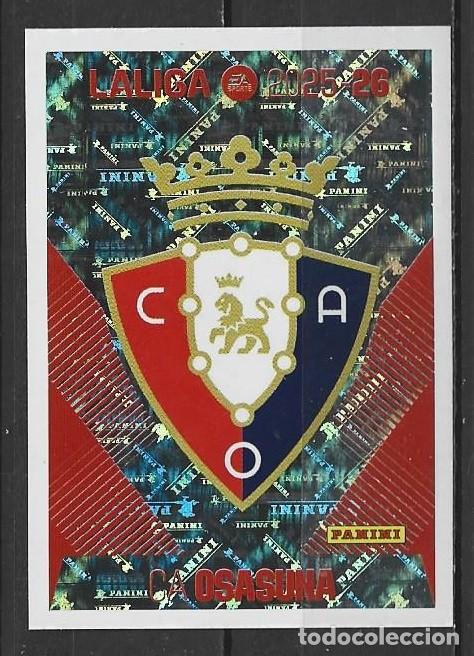 Cromos de F&uacute;tbol: Liga este 25/26 - Escudo - N&ordm; 1 - CA Osasuna ( Logo )