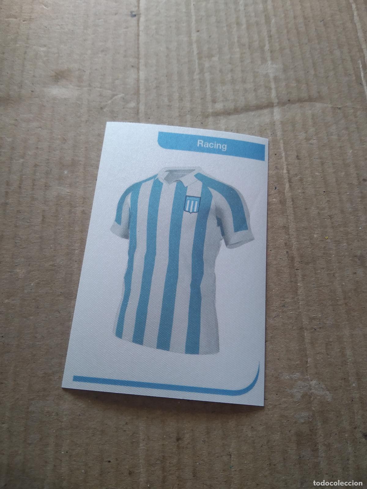 Cromos de F&uacute;tbol: 244 CAMISETA RACING CROMO FUTBOL ARGENTINO 18-19 PANINI LIGA ARGENTINA 2018-2