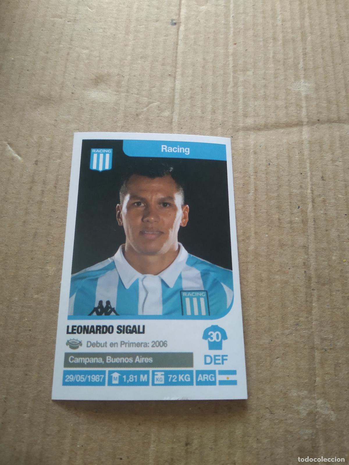 Cromos de F&uacute;tbol: 250 LEONARDO SIGALI RACING CROMO FUTBOL ARGENTINO 18-19 PANINI LIGA ARGENTINA 2018-2