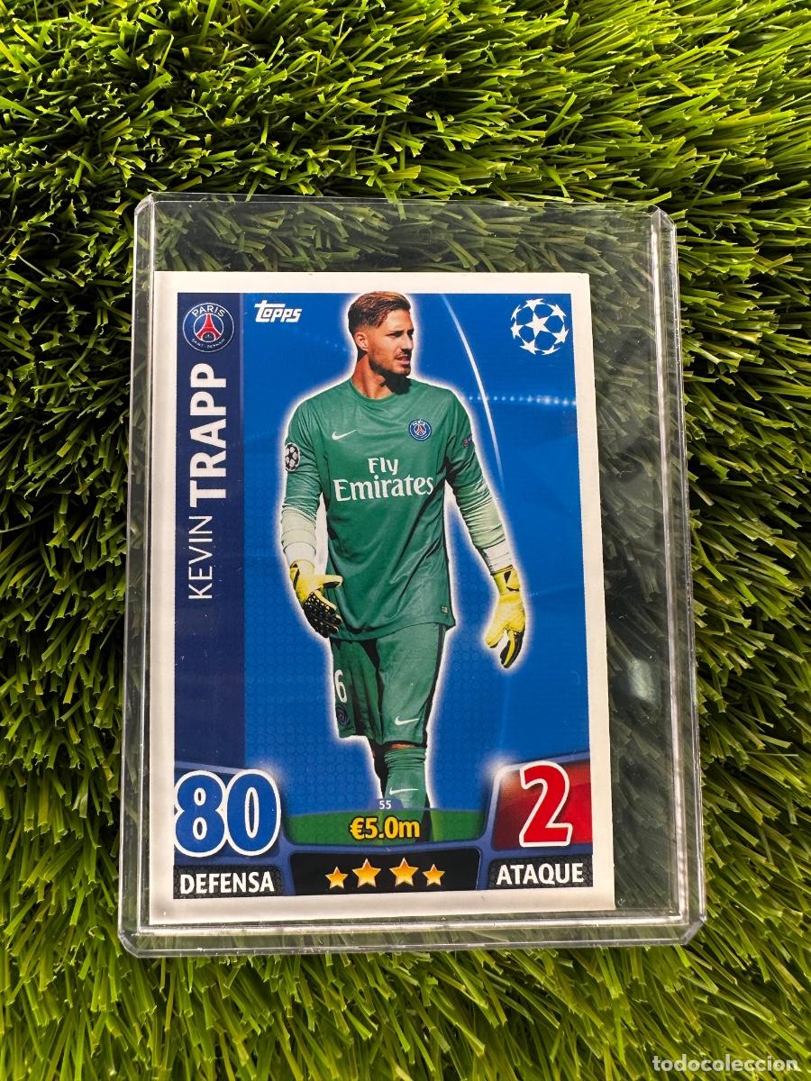 Cromos de F&uacute;tbol: N&ordm; 55 Kevin Trapp Paris Saint-Germain Match Attax 15 16