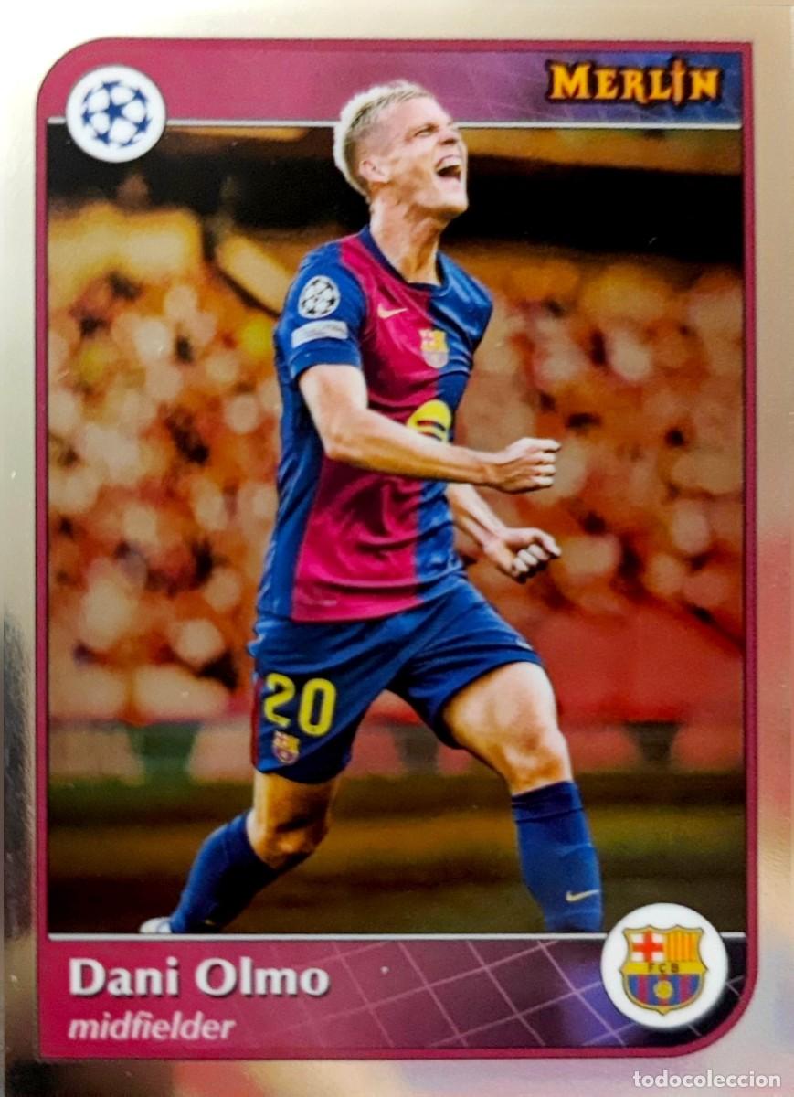 Cromos de F&uacute;tbol: 198 Dani Olmo - FC Barcelona - Topps Chrome MERLIN 2024 2025 24 25