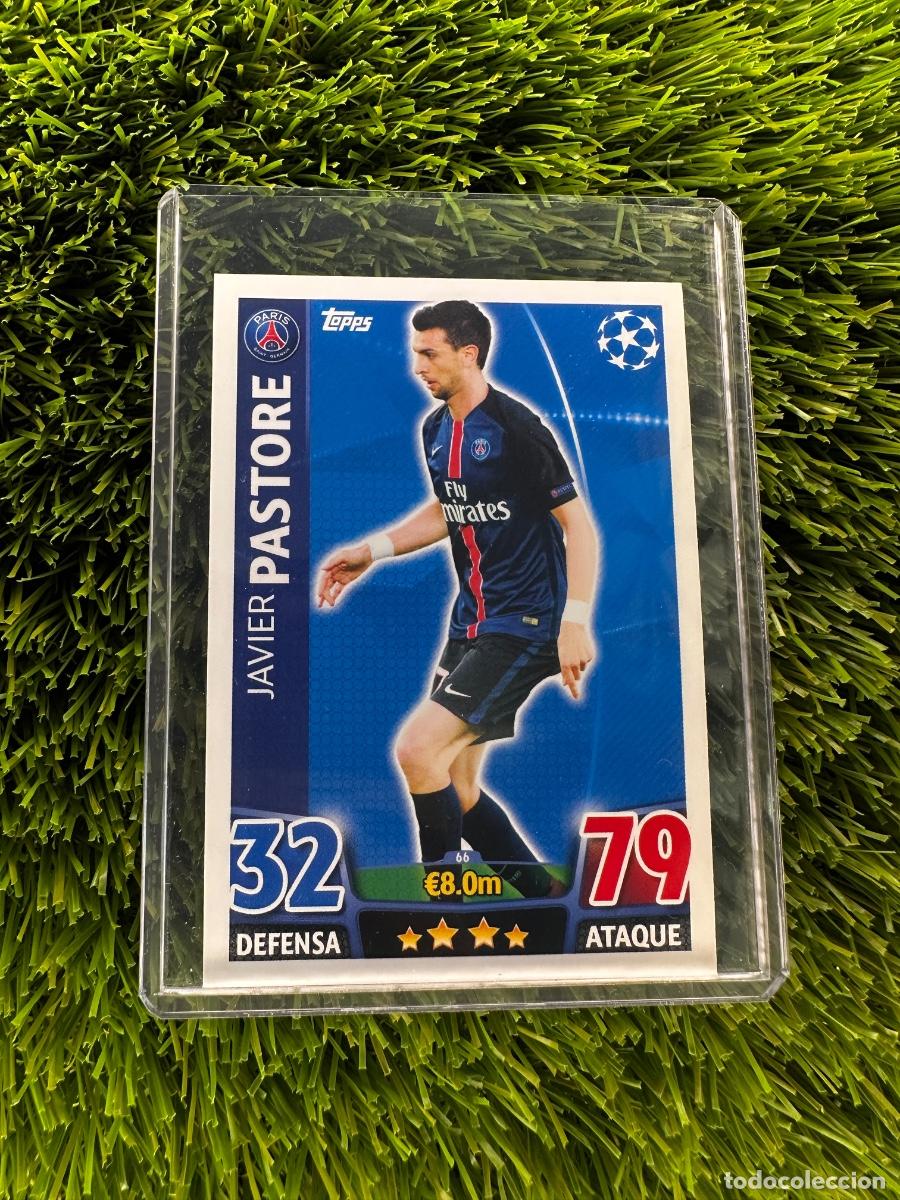 Cromos de F&uacute;tbol: N&ordm; 66 Javier Pastore Paris Saint-Germain Match Attax 15 16