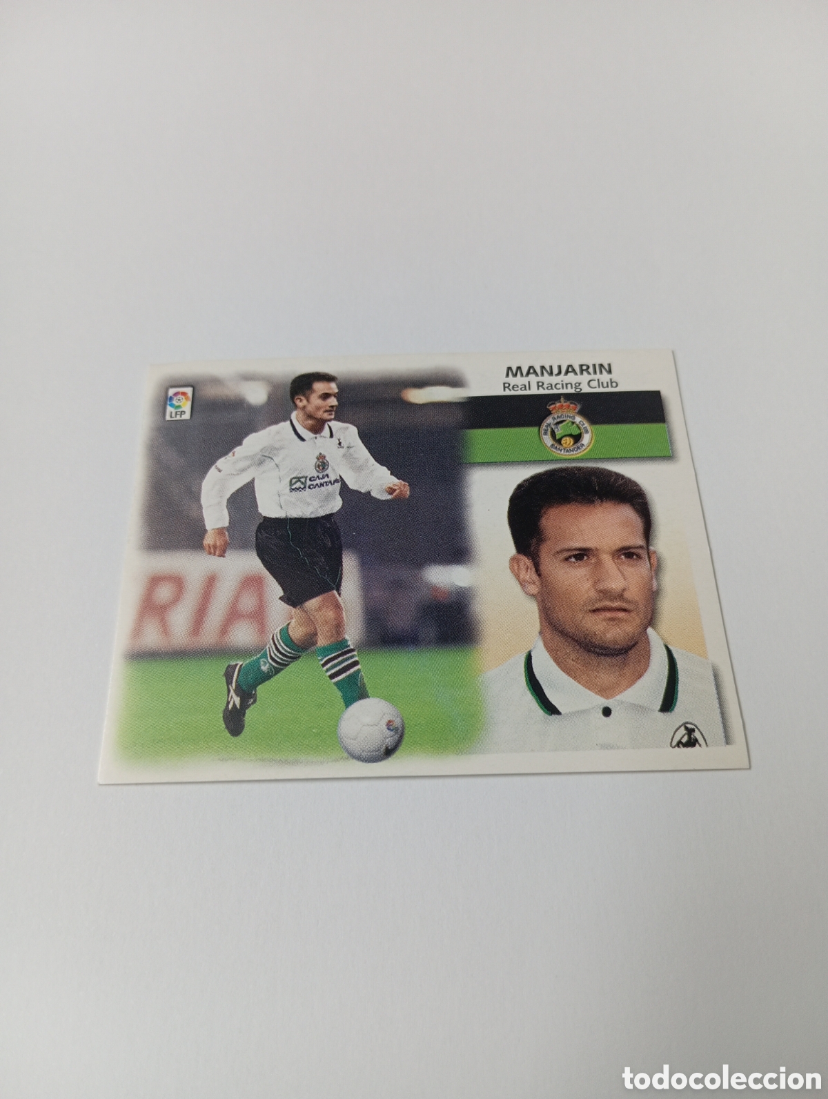 Cromos de F&uacute;tbol: MANJARIN COLOCA Racing LIGA ESTE 1999 2000 PANINI 99 00 NUEVO SIN PEGAR