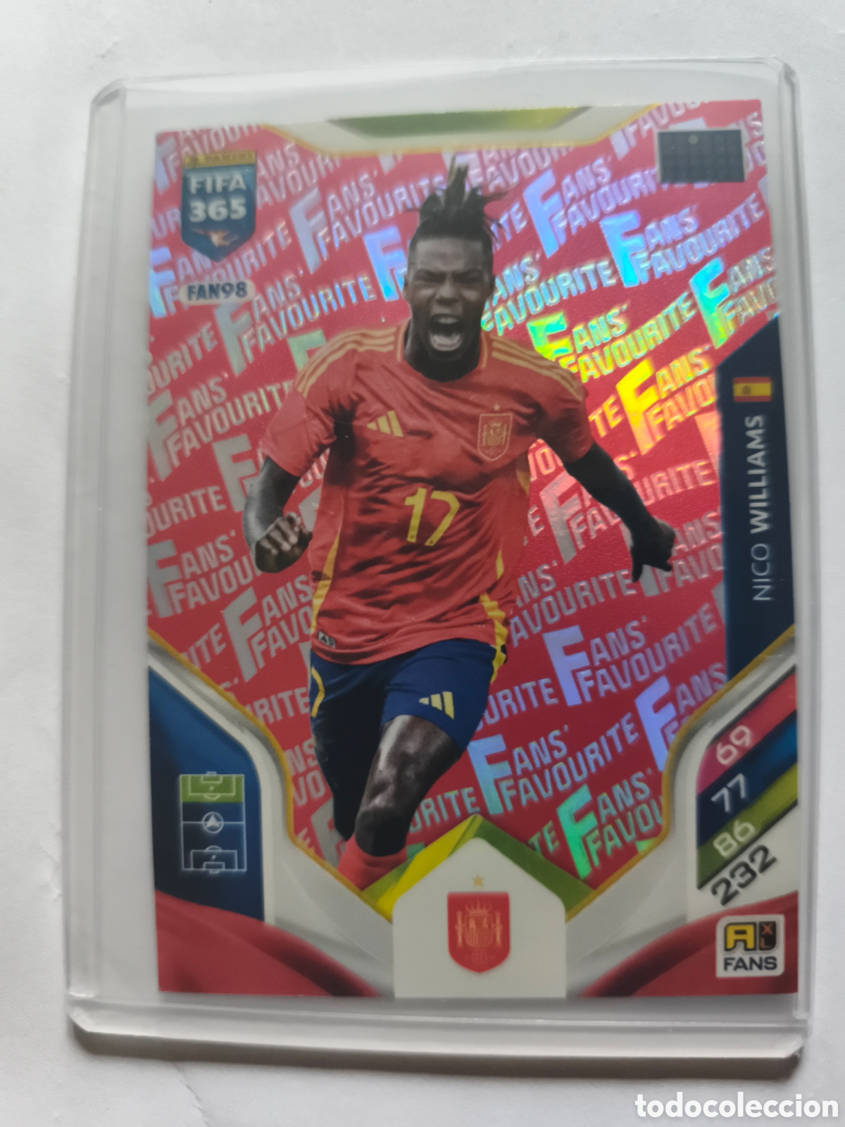 Cromos de F&uacute;tbol: FIFA 365 2026 FAN 98 NICO WILLIAMS