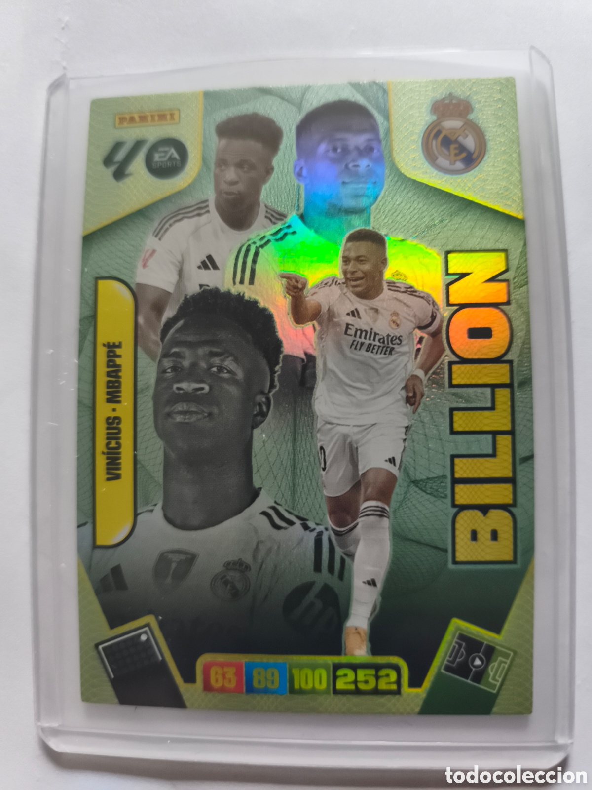 Cromos de F&uacute;tbol: ADRENALYN XL 2026 BILLION VINICIUS-MBAPPE