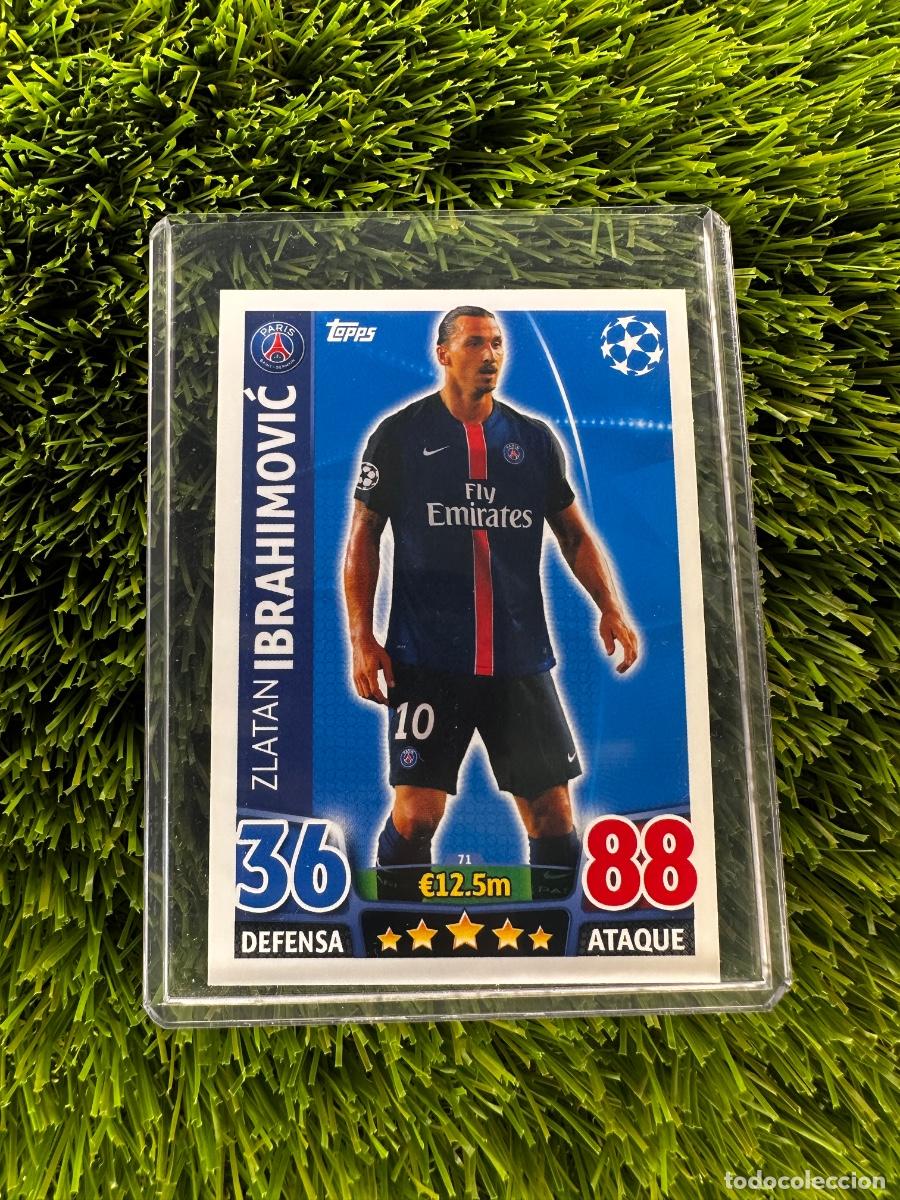 Cromos de F&uacute;tbol: N&ordm; 71 Zlatan Ibrahimovic Paris Saint-Germain Match Attax 15 16