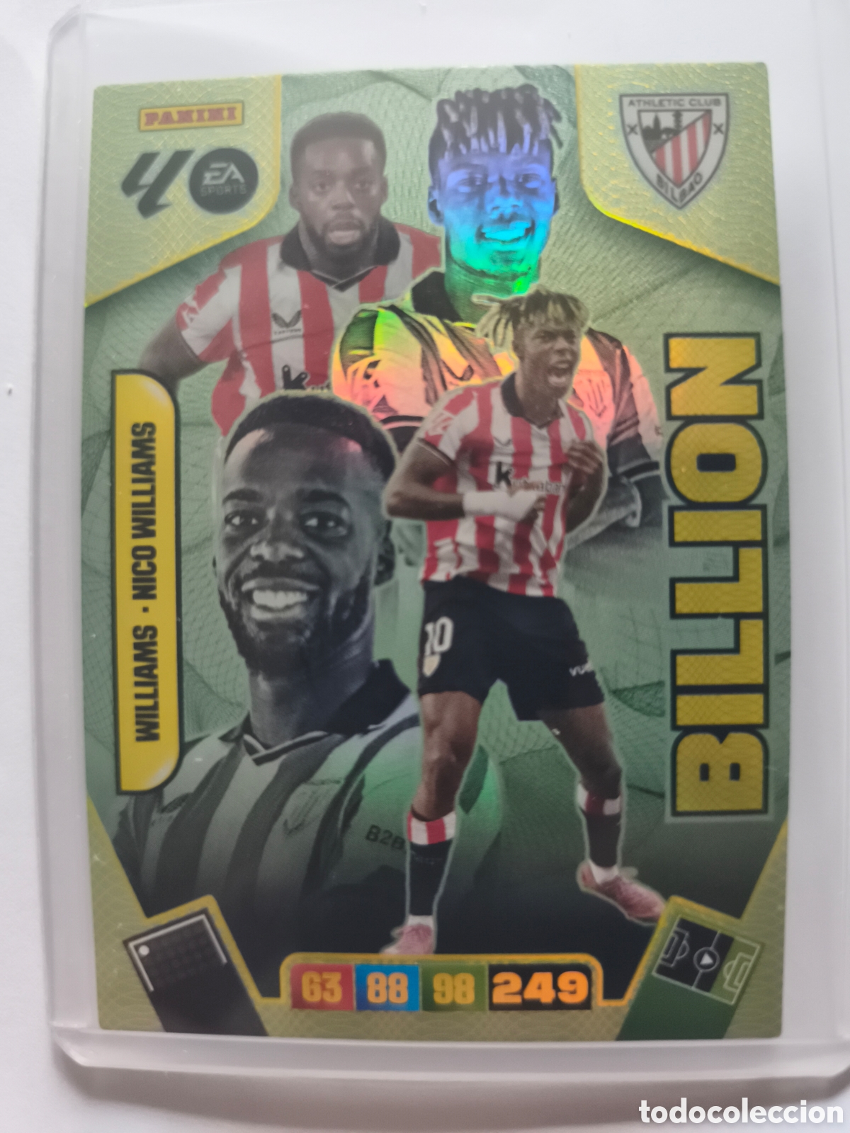 Cromos de F&uacute;tbol: ADRENALYN 2026 BILLION WILLIAMS-NICO WILLIAMS