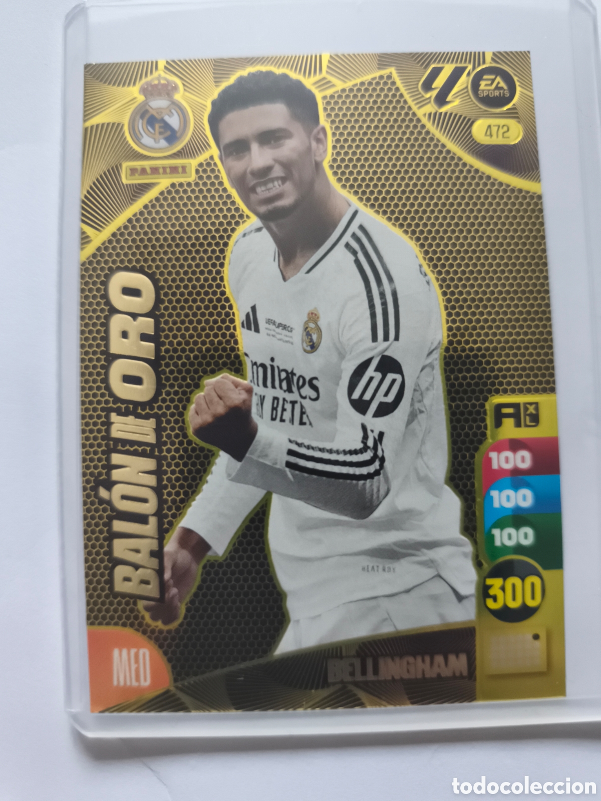 Cromos de F&uacute;tbol: BELLINGHAM BALON DE ORO ADRENALYN 2024-2025