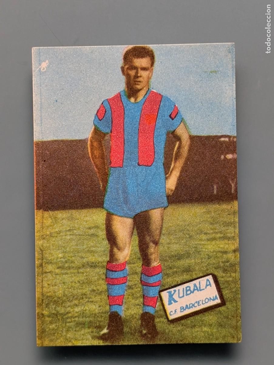 Cromos de F&uacute;tbol: MUY DIFICIL CROMO KUBALA VERY RARE CARD FC BARCELONA BAR&Ccedil;A 1960/61 60/61 FOOTBALL HUNGRIA HUNGARY