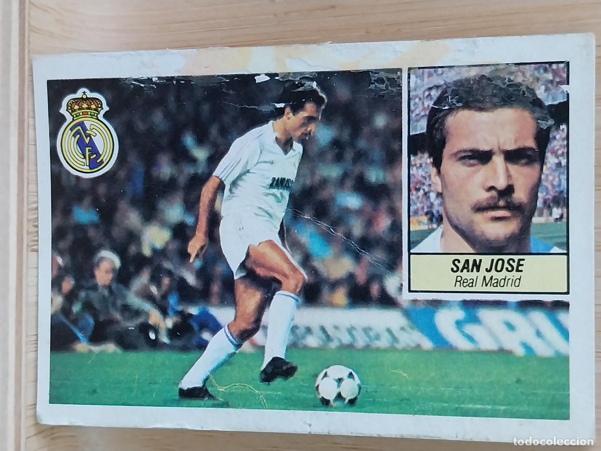 Cromos de F&uacute;tbol: SAN JOSE REAL MADRID ESTE LIGA 1984 84 85 CROMO RECUPERADO ORIGINAL