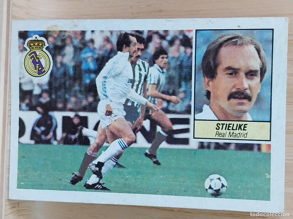Cromos de F&uacute;tbol: STIELIKE REAL MADRID ESTE LIGA 1984 84 85 CROMO RECUPERADO ORIGINAL
