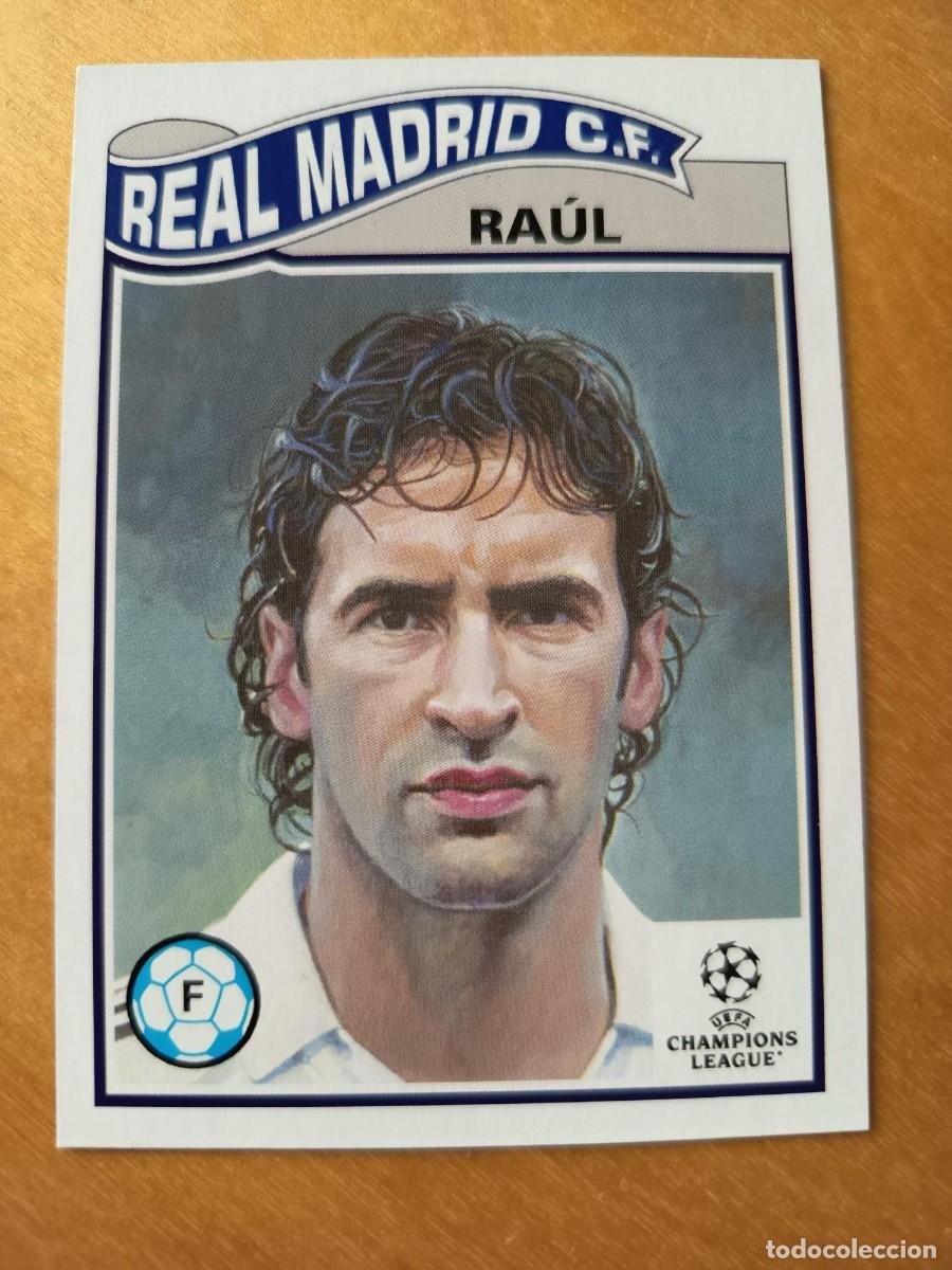 Cromos de F&uacute;tbol: RAUL (REAL MADRID) TOPPS LIVING SET