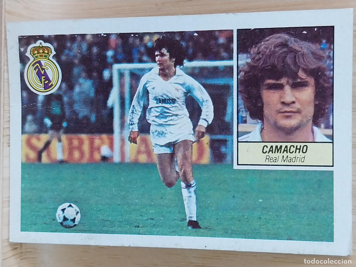 Cromos de F&uacute;tbol: CAMACHO REAL MADRID ESTE LIGA 1984 84 85 CROMO RECUPERADO ORIGINAL