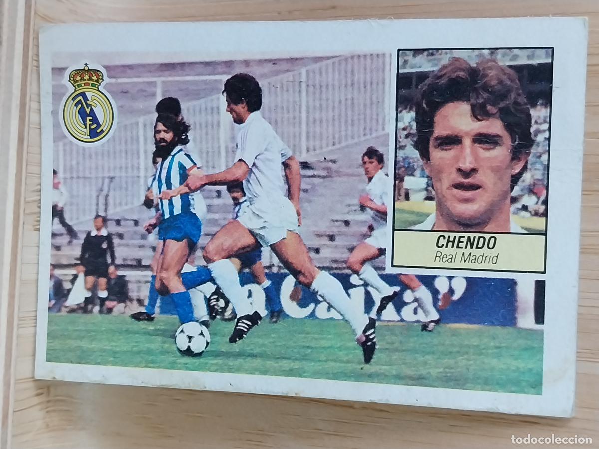 Cromos de F&uacute;tbol: CHENDO REAL MADRID ESTE LIGA 1984 84 85 CROMO RECUPERADO ORIGINAL