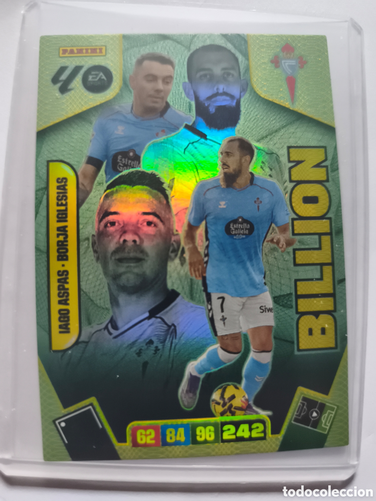 Cromos de F&uacute;tbol: ADRENALYN 2026 BILLION IAGO ASPAS-BORJA OGLESIAS