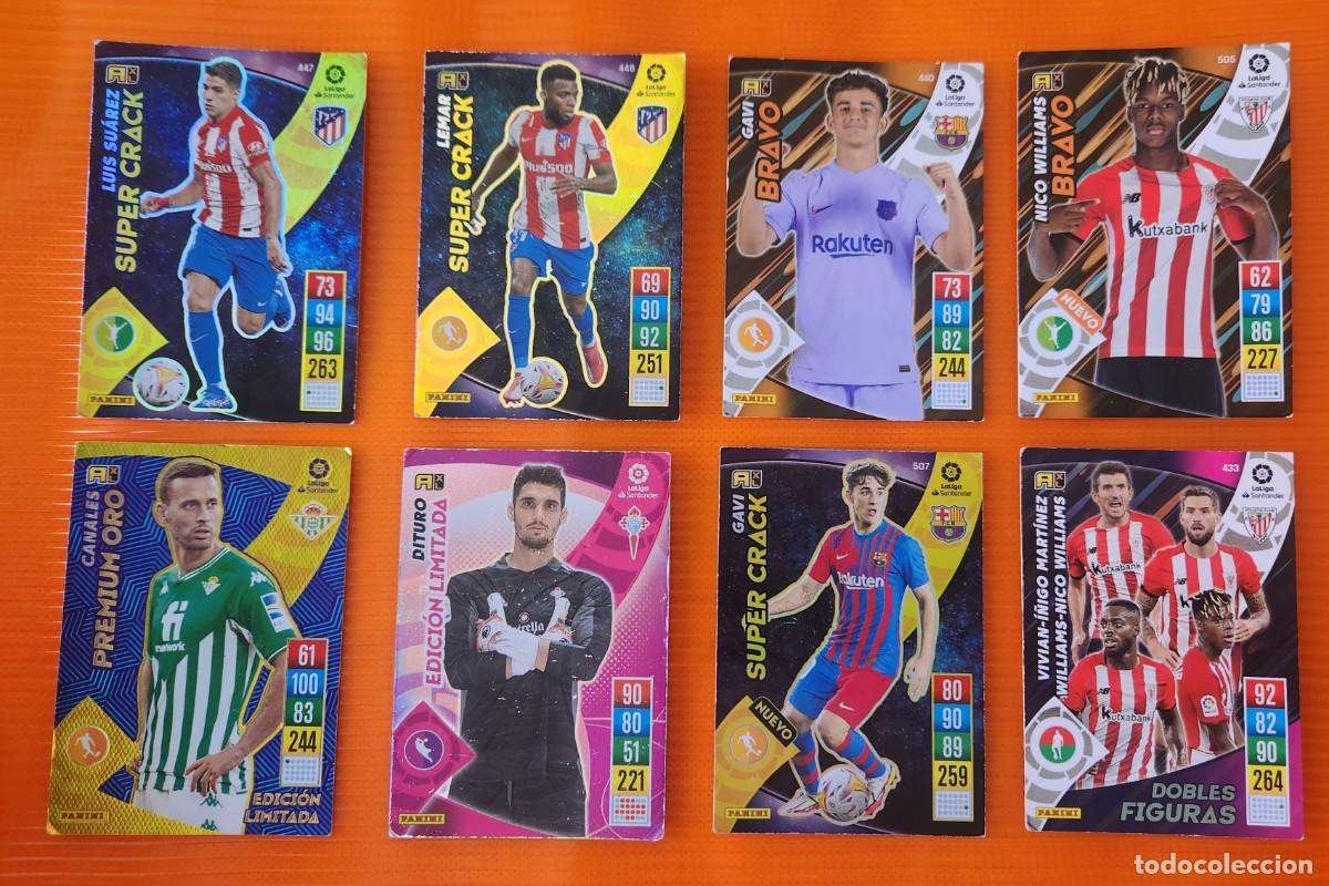 Cromos de F&uacute;tbol: PREMIUM ORO CRACK - 8 cards Lote ADRENALYN XL 2021-22 PANINI LA LIGA