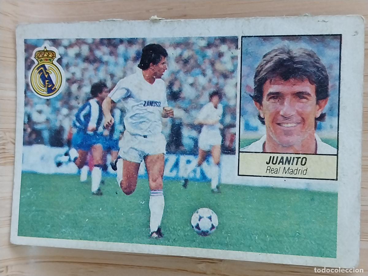 Football Stickers: JUANITO REAL MADRID ESTE LIGA 1984 84 85 CROMO RECUPERADO ORIGINAL