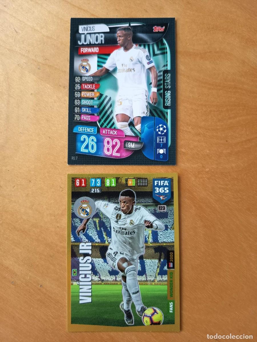 Cromos de F&uacute;tbol: LOTE VINICIUS (REAL MADRID) MATCH ATTAX FIFA 365