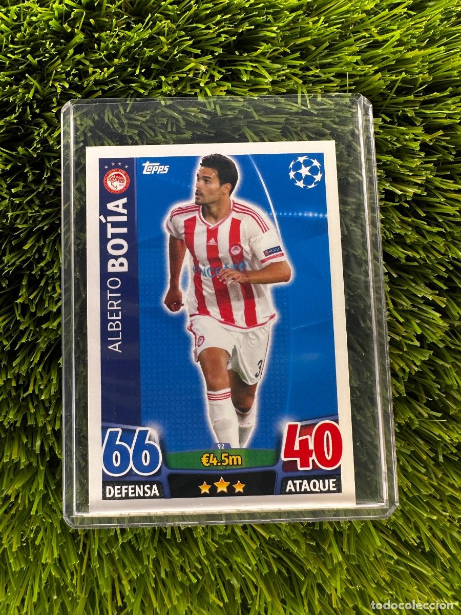 Cromos de F&uacute;tbol: N&ordm; 92 Alberto Bot&iacute;a Olympiacos FC Match Attax 15 16