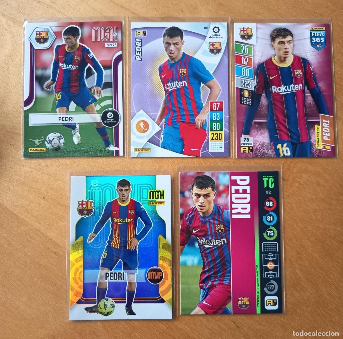 Cromos de F&uacute;tbol: LOTE PEDRI (BARCELONA) VARIAS COLECCIONES