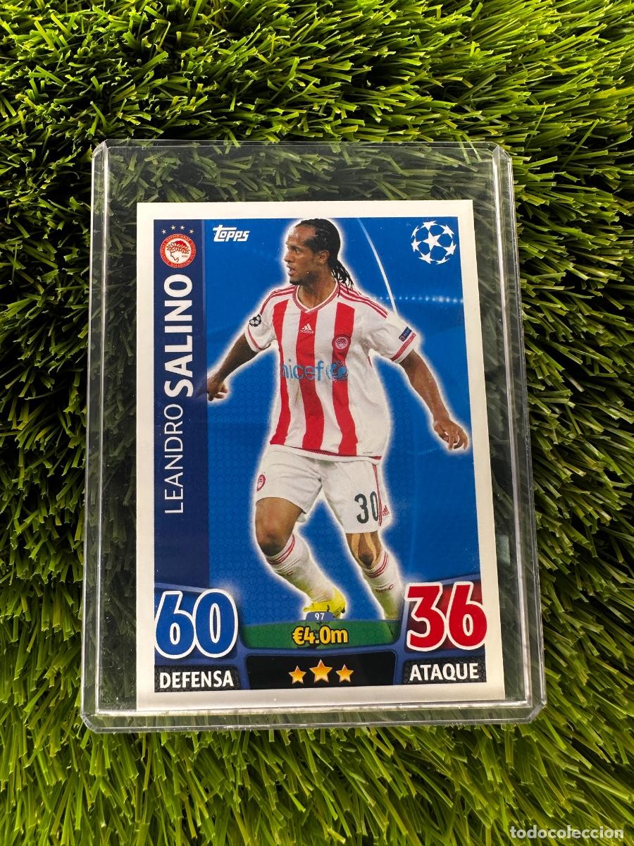 Cromos de F&uacute;tbol: N&ordm; 97 Leandro Salino Olympiacos FC Match Attax 15 16