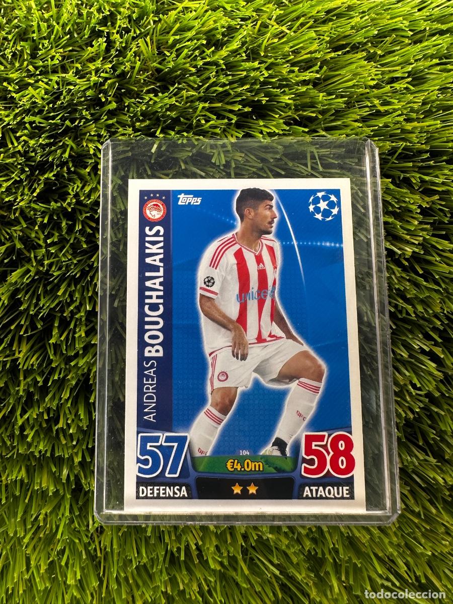 Cromos de F&uacute;tbol: N&ordm; 104 Andreas Bouchalakis Olympiacos FC Match Attax 15 16