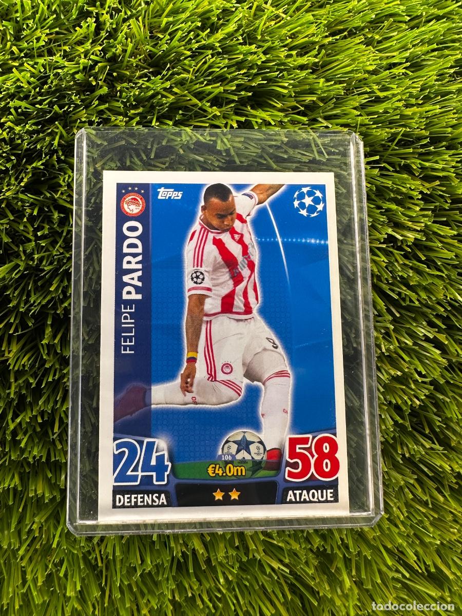 Cromos de F&uacute;tbol: N&ordm; 106 Felipe Pardo Olympiacos FC Match Attax 15 16