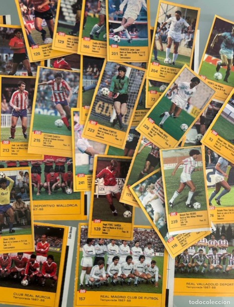 Cromos de F&uacute;tbol: Lote 31 cromos Los Ases de La Liga 1987/88 (Diario As)