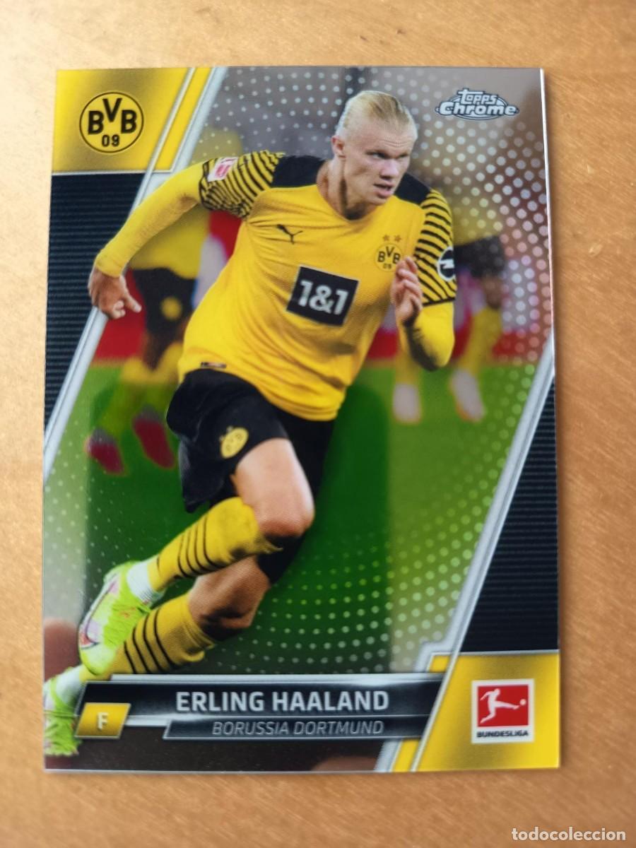 Cromos de F&uacute;tbol: HAALAND TOPPS CHROME BUNDESLIGA 2022