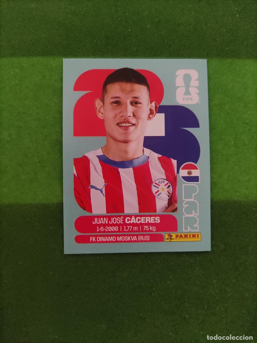 Cromos de F&uacute;tbol: C&aacute;ceres Paraguay PAR 6 Sticker Mundial 2026 FIFA World Cup / Sin pegar