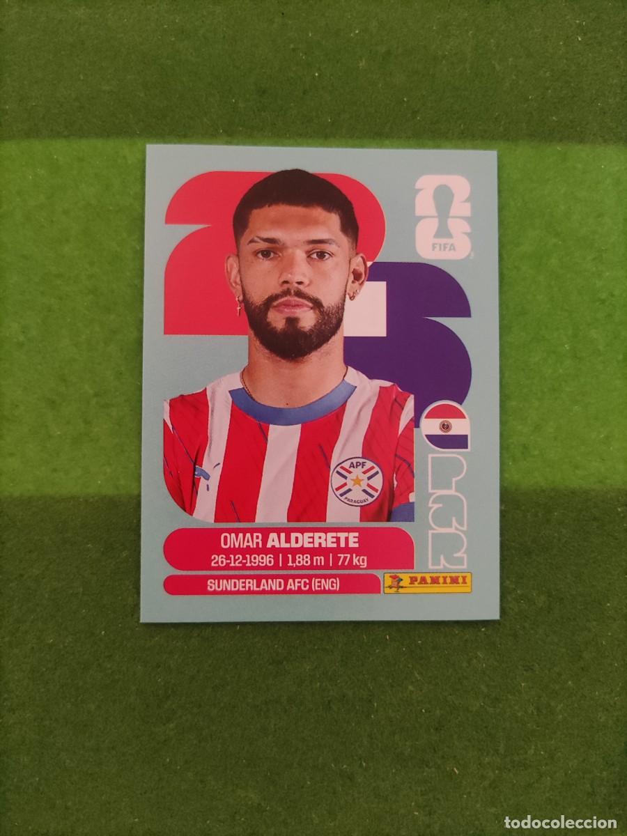 Cromos de F&uacute;tbol: Alderete Paraguay PAR 7 Sticker Mundial 2026 FIFA World Cup / Sin pegar