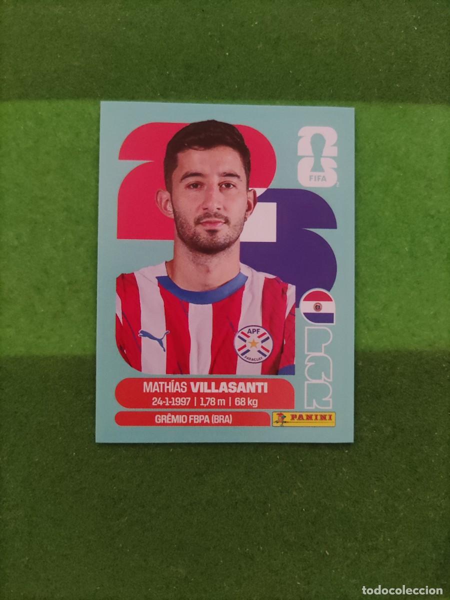 Cromos de F&uacute;tbol: Villasanti Paraguay PAR 9 Sticker Mundial 2026 FIFA World Cup / Sin pegar