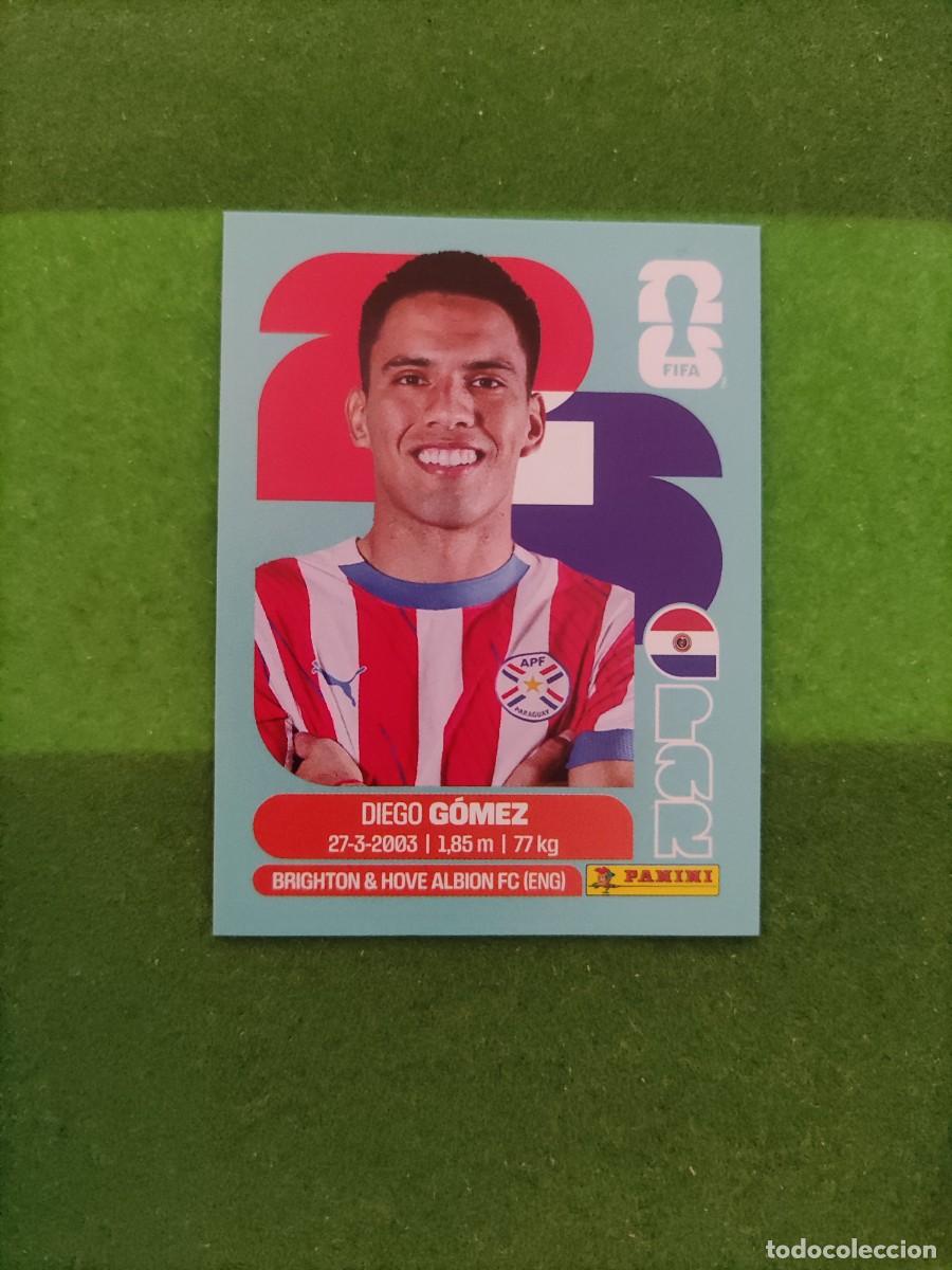 Cromos de F&uacute;tbol: G&oacute;mez Paraguay PAR 10 Sticker Mundial 2026 FIFA World Cup / Sin pegar