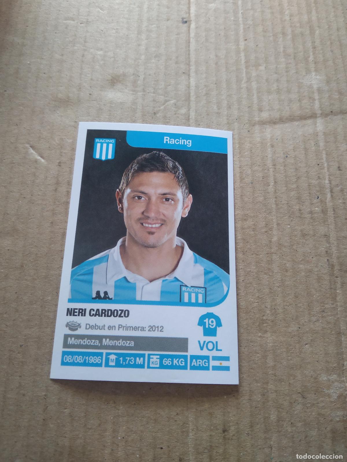 Cromos de F&uacute;tbol: 252 NERI CARDOZO RACING CROMO FUTBOL ARGENTINO 18-19 PANINI LIGA ARGENTINA 2018-2019