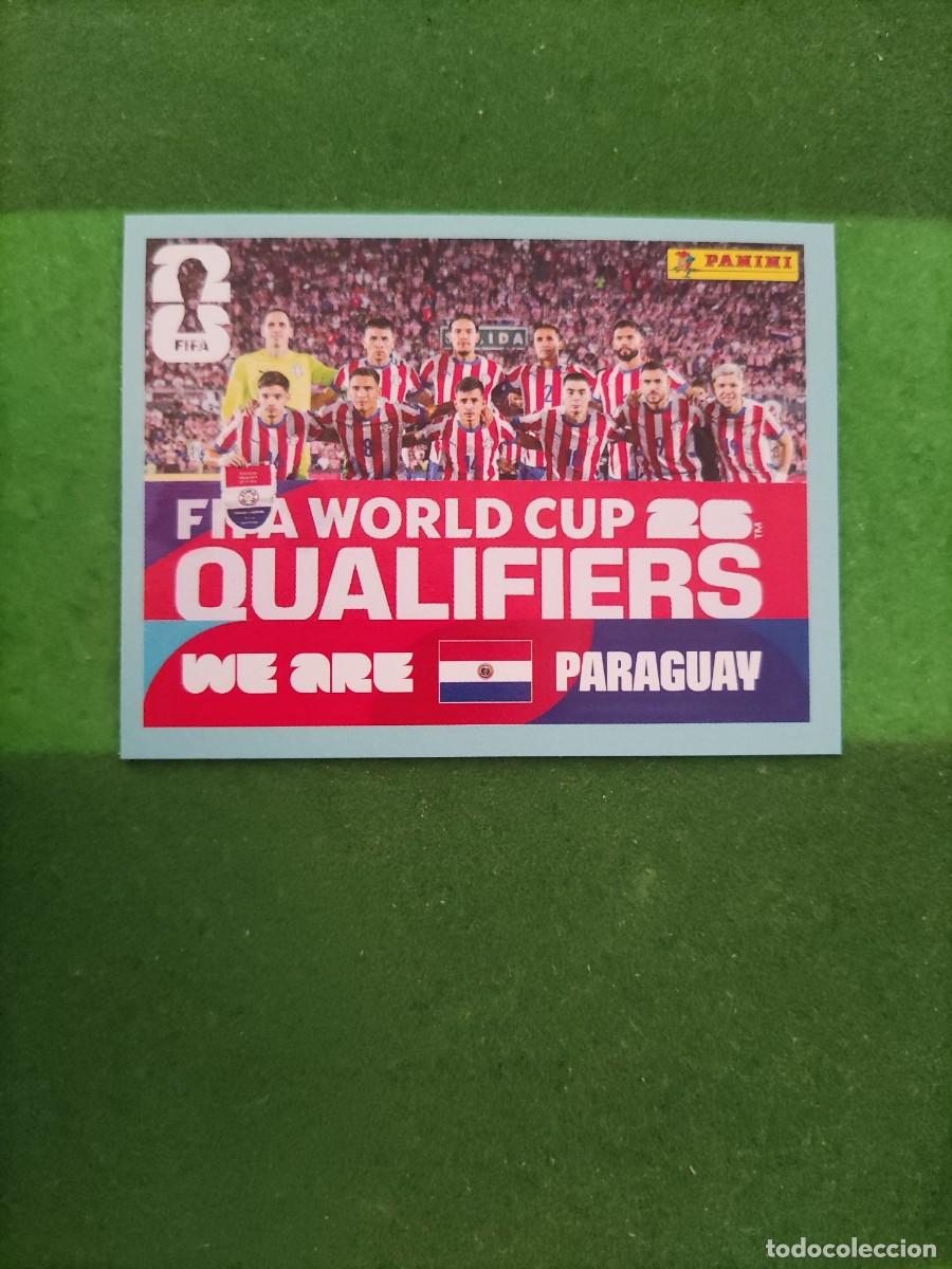 Cromos de F&uacute;tbol: We are Paraguay PAR 13 Sticker Mundial 2026 FIFA World Cup / Sin pegar