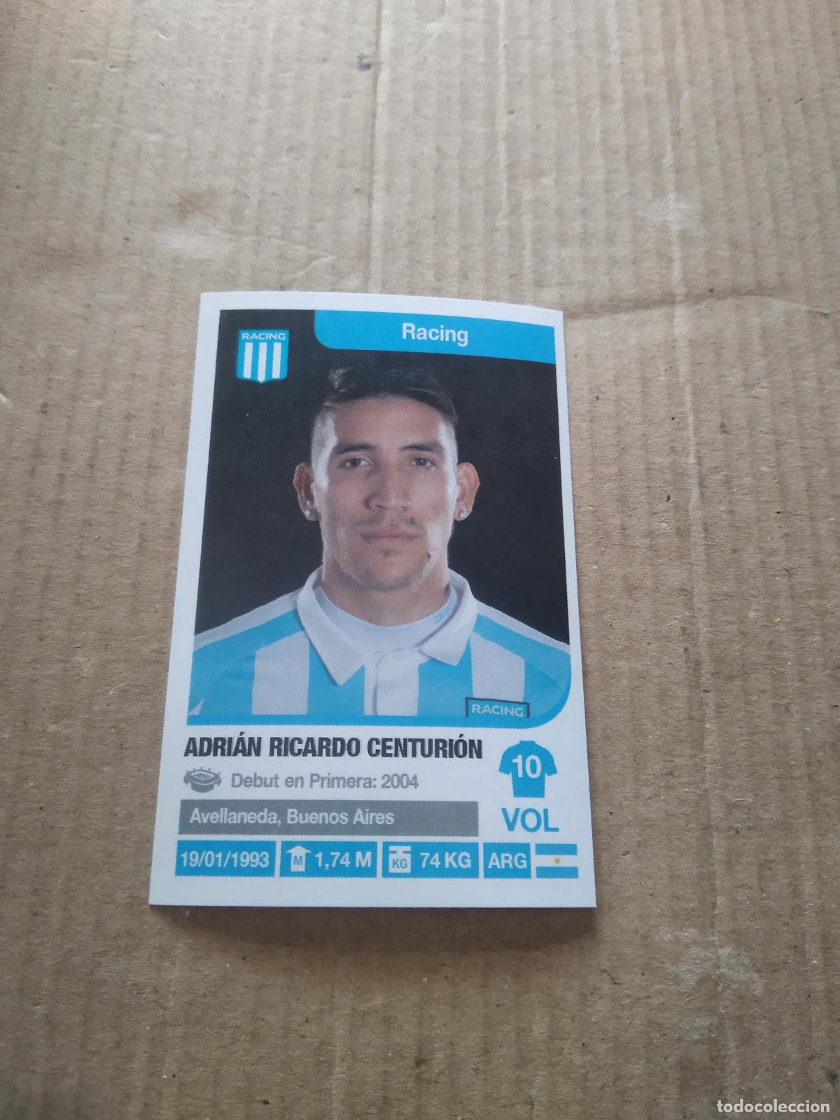 Cromos de F&uacute;tbol: 253 ADRIAN RICARDO CENTURION RACING CROMO FUTBOL ARGENTINO 18-19 PANINI LIGA ARGENTINA 2018-2019
