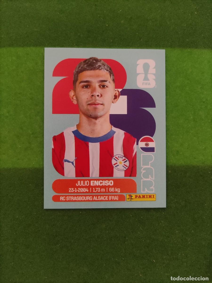 Cromos de F&uacute;tbol: Enciso Paraguay PAR 15 Sticker Mundial 2026 FIFA World Cup / Sin pegar
