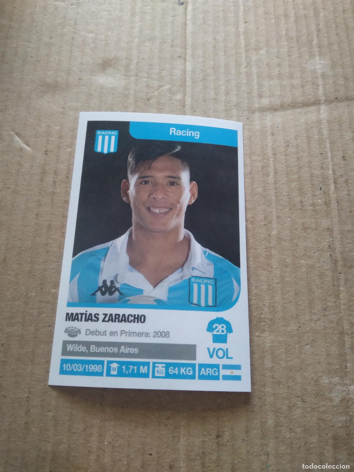 Cromos de F&uacute;tbol: 255 MATIAS ZARACHO CENTURION RACING CROMO FUTBOL ARGENTINO 18-19 PANINI LIGA ARGENTINA 2018-2019