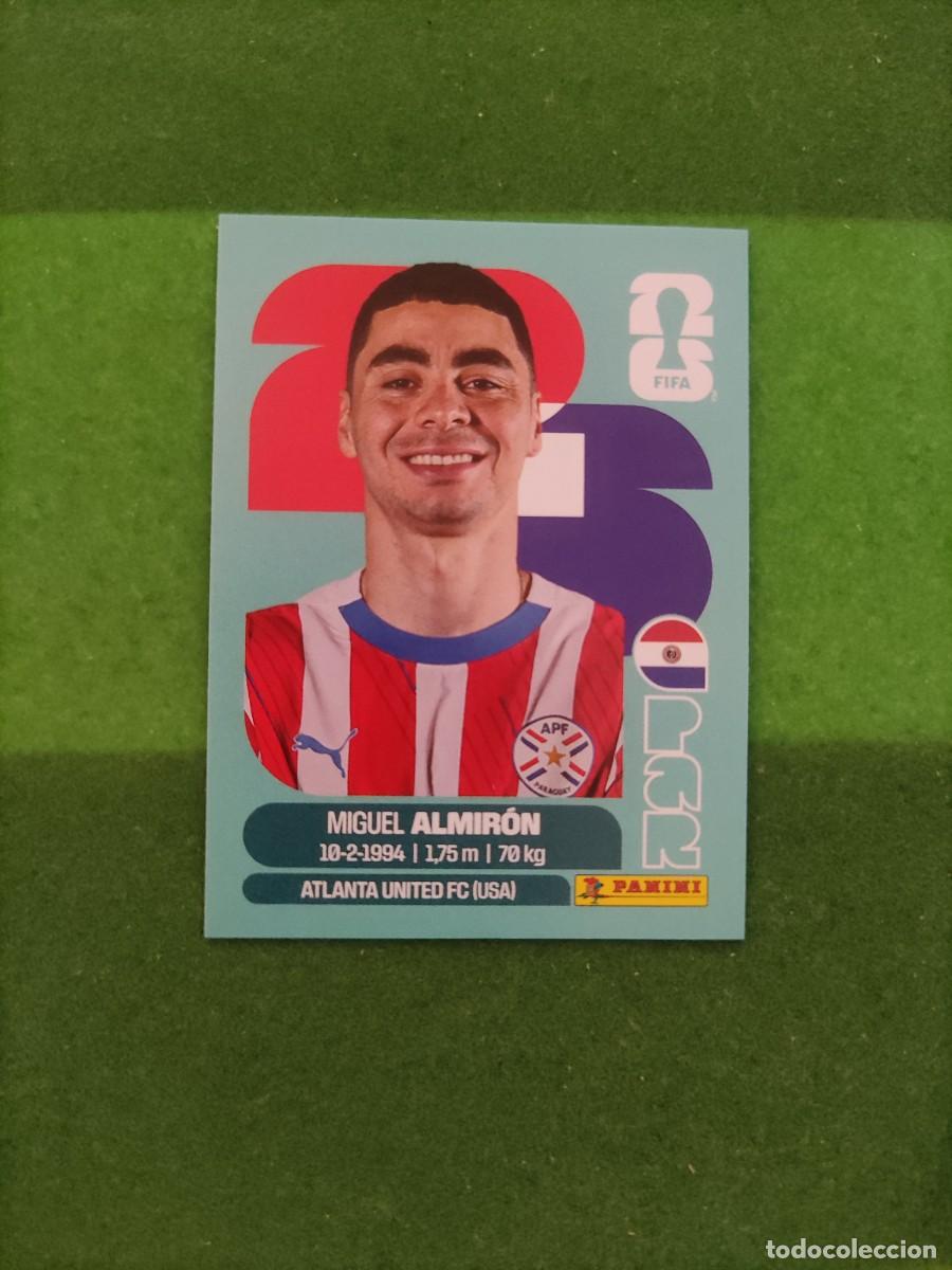 Football Stickers: Almir&oacute;n Paraguay PAR 17 Sticker Mundial 2026 FIFA World Cup / Sin pegar