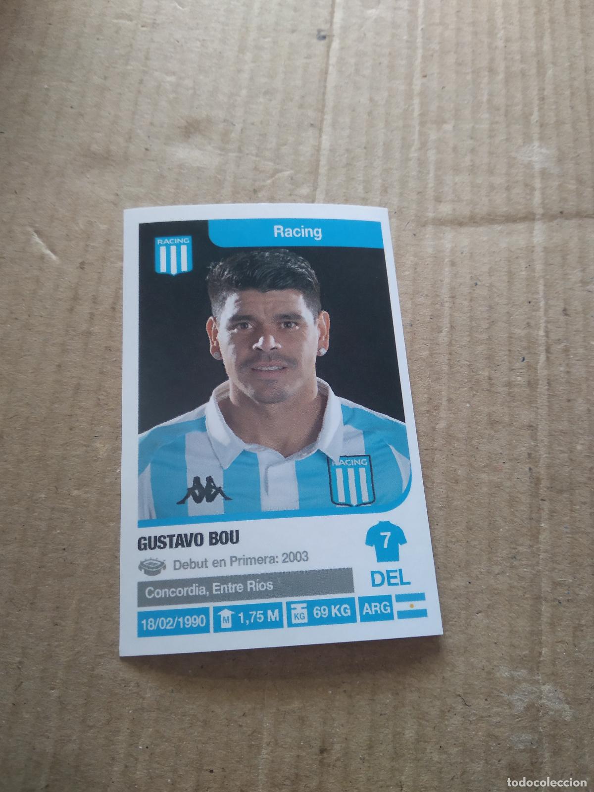 Football Stickers: 256 GUSTAVO BOU CENTURION RACING CROMO FUTBOL ARGENTINO 18-19 PANINI LIGA ARGENTINA 2018-2019