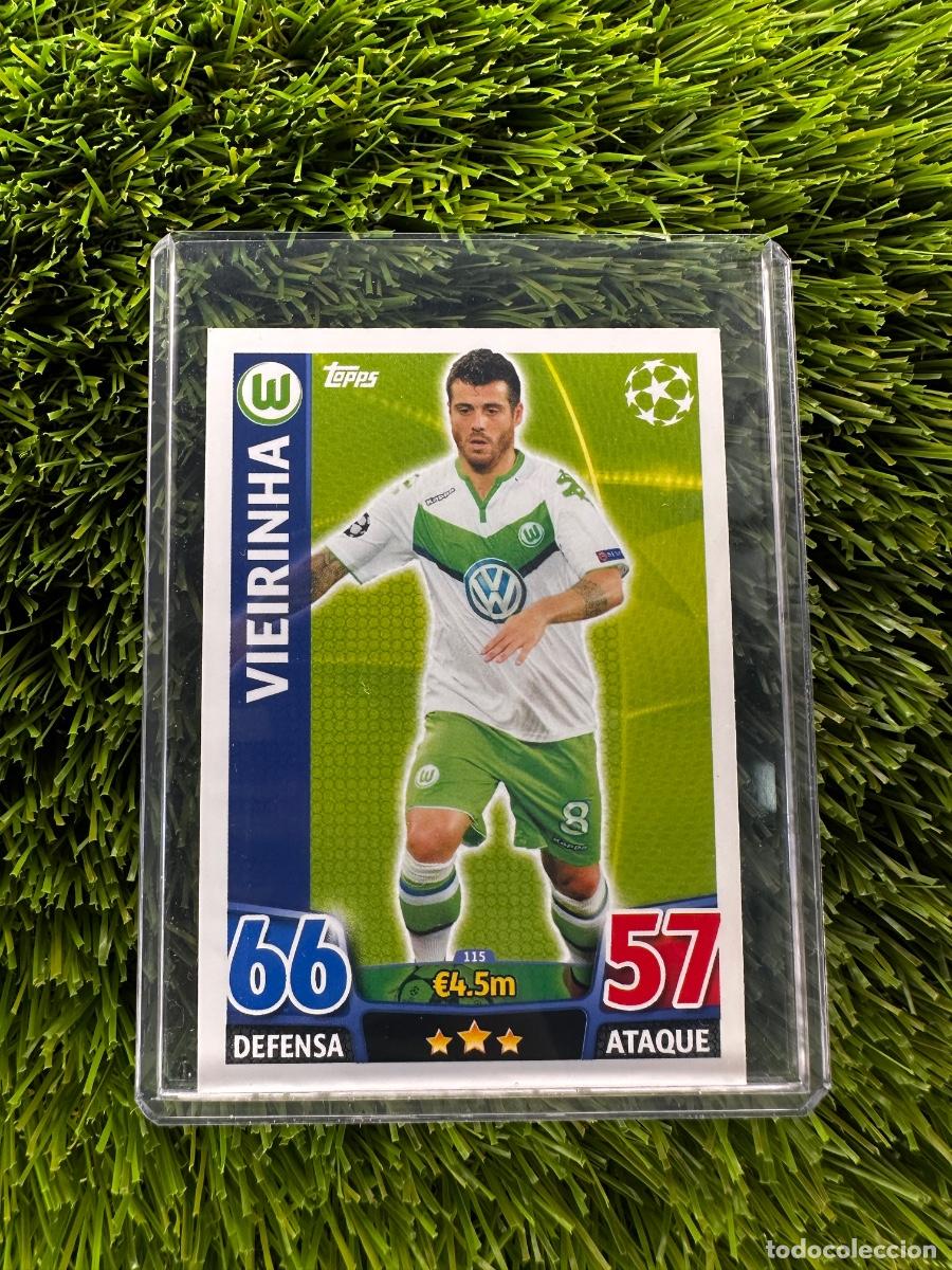 Football Stickers: N&ordm; 115 Vieirinha VFL Wolfsburgo Select La Liga 25 26