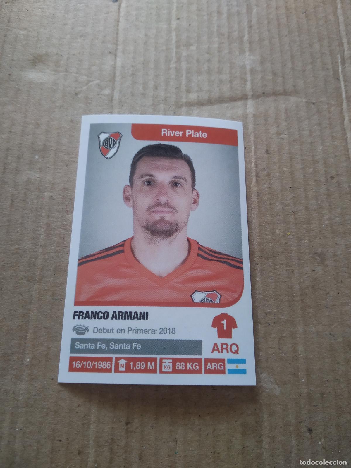 Football Stickers: 260 FRANCO ARMANI RIVER PLATE CROMO FUTBOL ARGENTINO 18-19 PANINI LIGA ARGENTINA 2018-2019