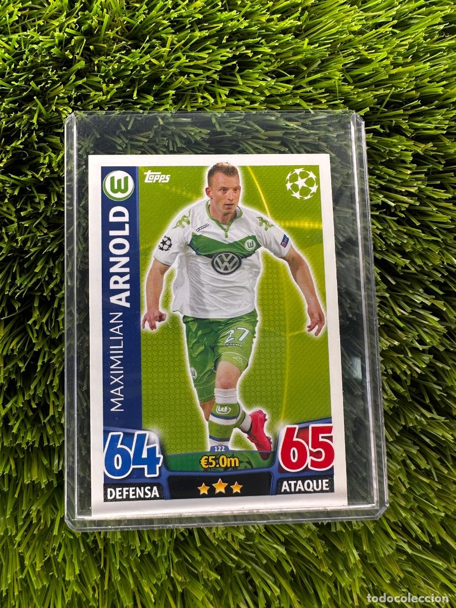 Football Stickers: N&ordm; 122 Maximilian Arnold VFL Wolfsburgo Select La Liga 25 26