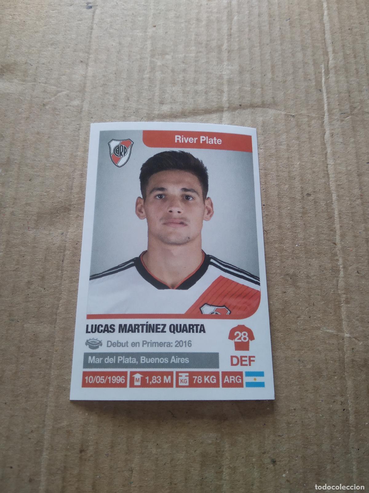 Cartes &agrave; collectionner de Football: 262 LUCAS MARTINEZ QUARTA RIVER PLATE CROMO FUTBOL ARGENTINO 18-19 PANINI LIGA ARGENTINA 2018-2019